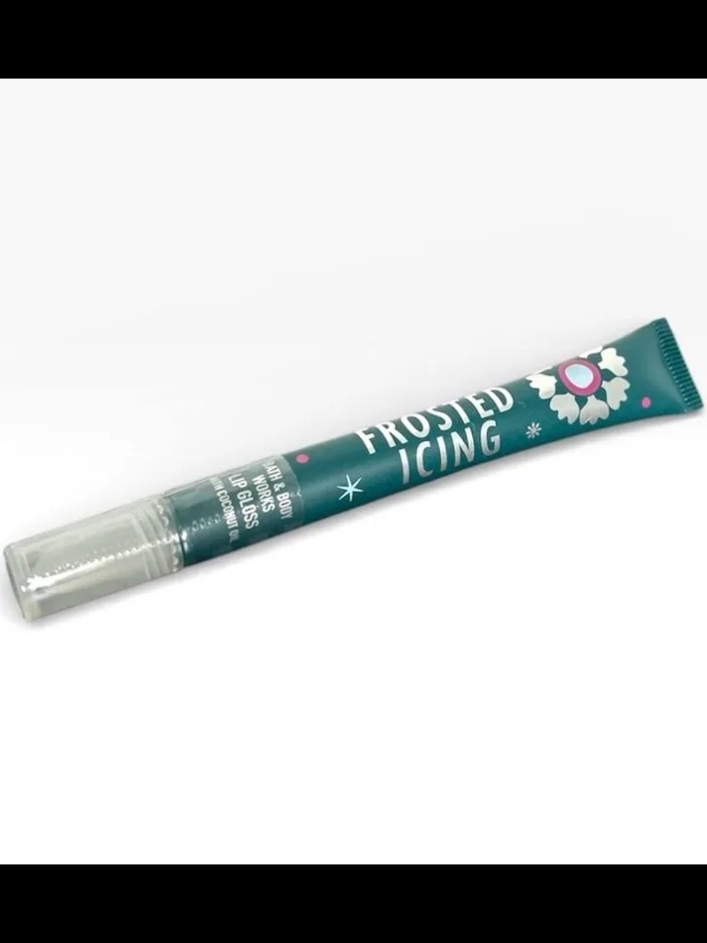 Frosted Icing Teal Lip Gloss Tube - Bath & Body Works
